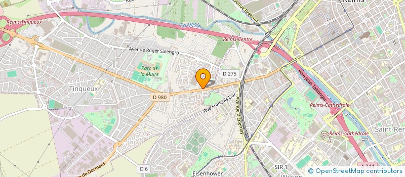 localisation de l'entreprise EMERAUDE 22  TINQUEUX