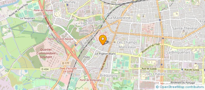 localisation de l'entreprise EMERAUDE 35  SAINT-JACQUES-DE-LA-LANDE