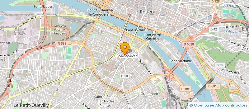 localisation de l'entreprise EMERAUDE à ROUEN