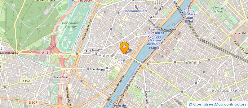 localisation de l'entreprise EMERAUDE  PARIS