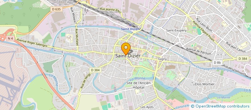 localisation de l'entreprise EMERAUDE à SAINT-DIZIER