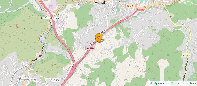 localisation de l'entreprise EMERAUDE à AURIOL