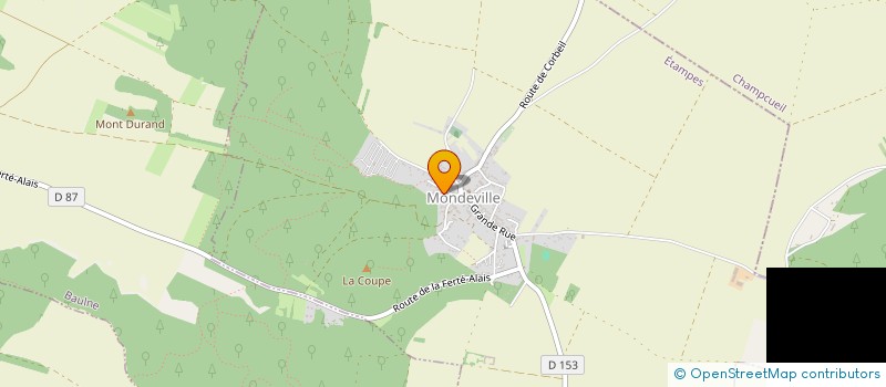 localisation de l'entreprise EMERAUDE  MONDEVILLE