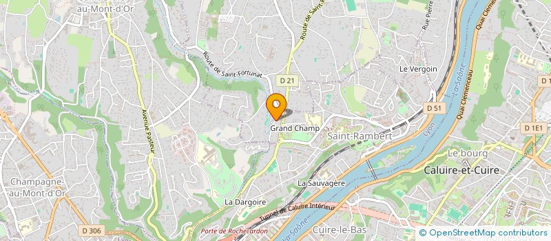 localisation de l'entreprise EMERAUDE  SAINT-CYR-AU-MONT-D'OR