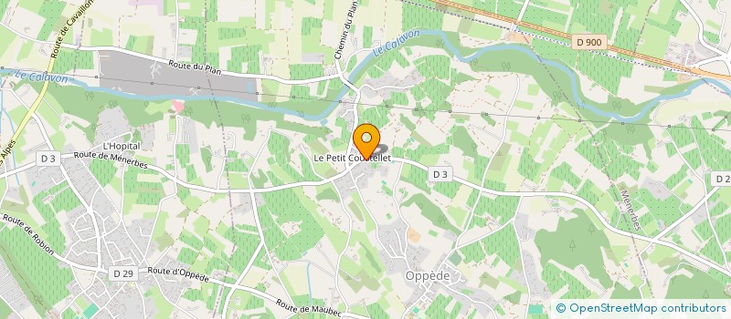 localisation de l'entreprise EMERAUDE  OPPEDE