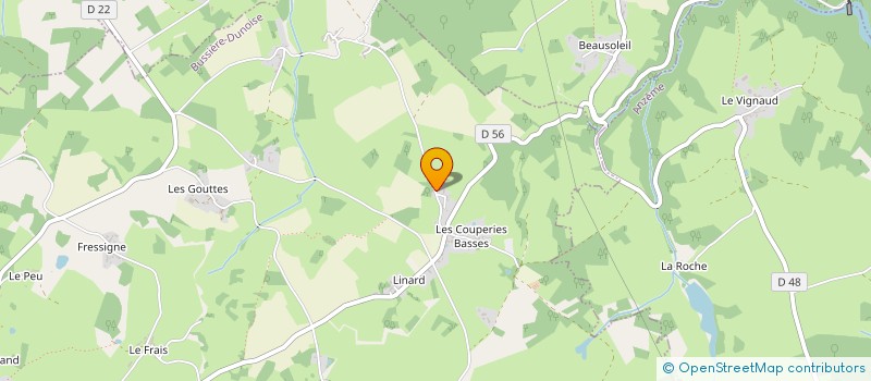 localisation de l'entreprise EMERAUDE  BUSSIERE-DUNOISE