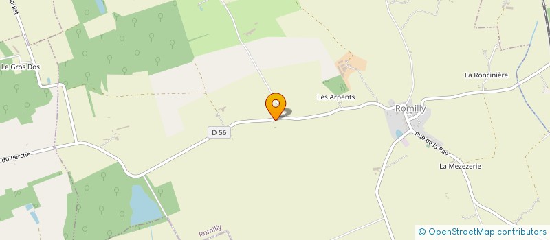 localisation de l'entreprise EMERAUDE  ROMILLY