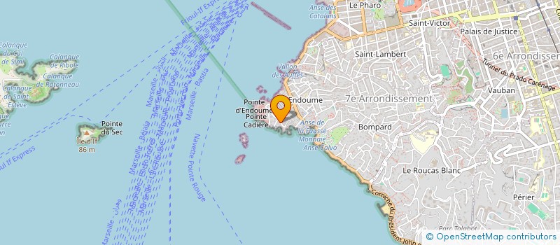 localisation de l'entreprise EMERAUDE à MARSEILLE