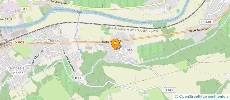 localisation de l'entreprise EMERAUDE  BLESMES