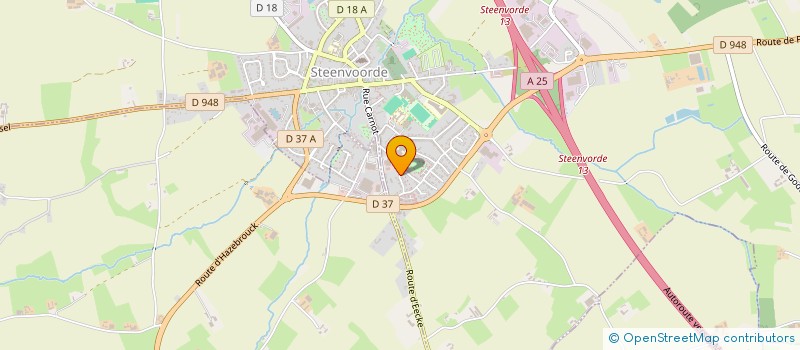 localisation de l'entreprise EMERAUDE  STEENVOORDE