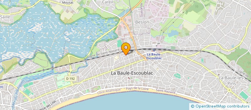 localisation de l'entreprise EMERAUDE  LA BAULE-ESCOUBLAC