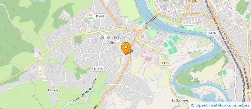 localisation de l'entreprise EMERAUDE  BELLERIVE-SUR-ALLIER