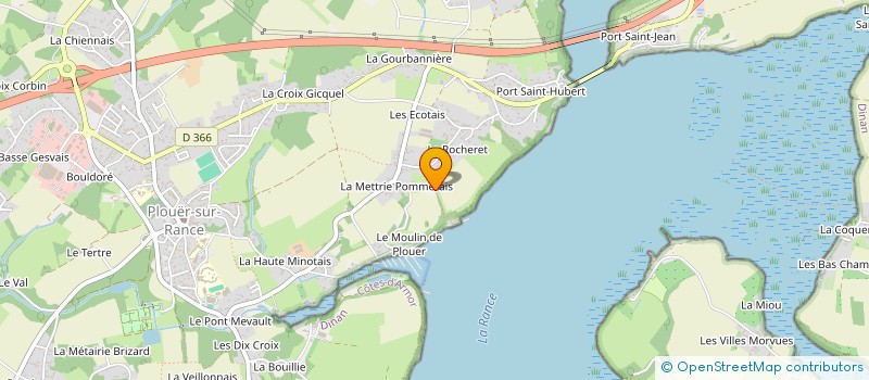 localisation de l'entreprise EMERAUDE à PLOUER-SUR-RANCE