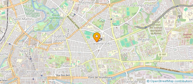 localisation de l'entreprise EMERAUDE  RENNES