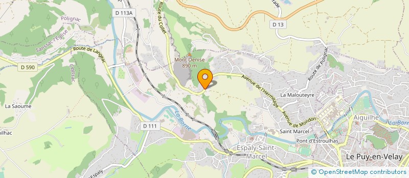 localisation de l'entreprise EMERAUDE  ESPALY-SAINT-MARCEL