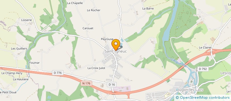 localisation de l'entreprise EMERAUDE  JUGON-LES-LACS