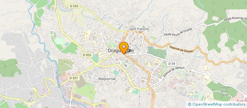 localisation de l'entreprise EMERAUDE  DRAGUIGNAN