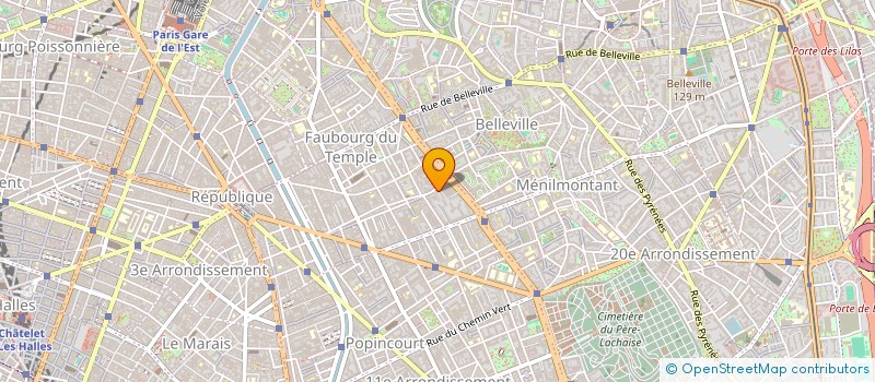 localisation de l'entreprise EMERAUDE  PARIS