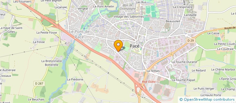 localisation de l'entreprise EMERAUDE  PACE