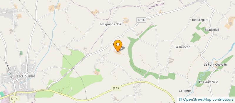 localisation de l'entreprise EMERAUDE  HENANBIHEN