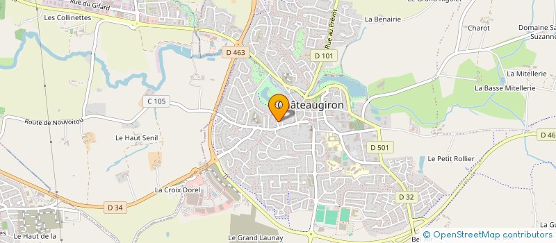 localisation de l'entreprise EMERAUDE  CHATEAUGIRON