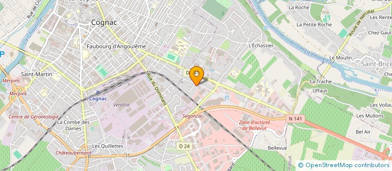 localisation de l'entreprise EMERAUDE  CHATEAUBERNARD