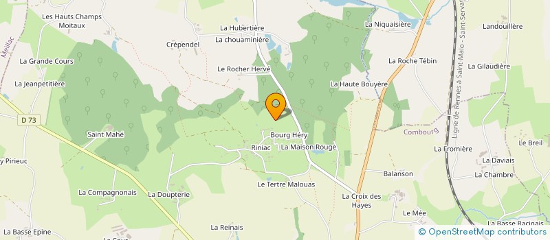 localisation de l'entreprise EMERAUDE AMEUBLEMENT à MEILLAC