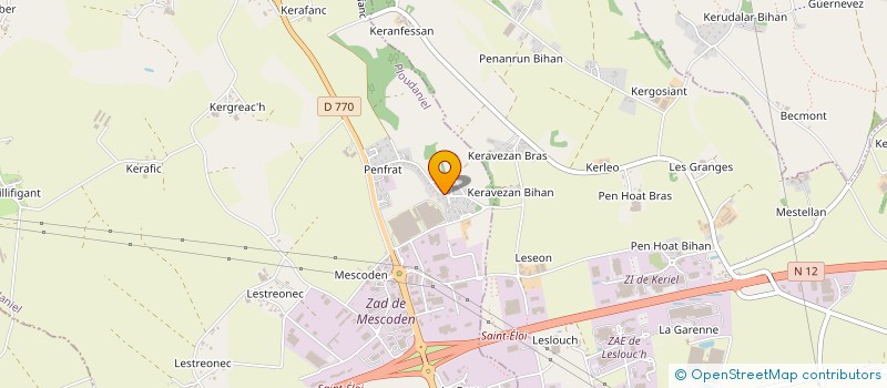 localisation de l'entreprise EMERAUDE AVENTURE  PLOUDANIEL