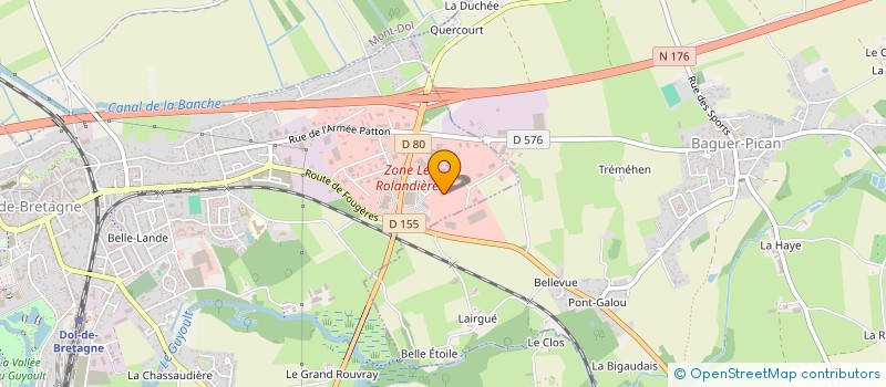 localisation de l'entreprise EMERAUDE BATTERIES  DOL-DE-BRETAGNE