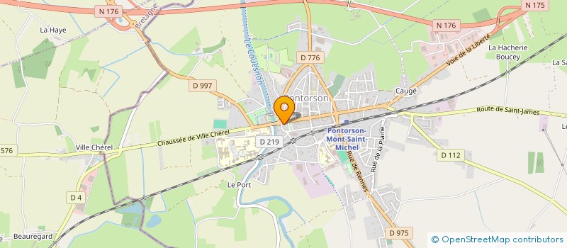 localisation de l'entreprise EMERAUDE COUESNON DOL DE BRETAGNE  PONTORSON