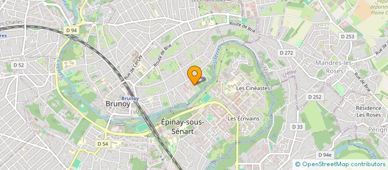 localisation de l'entreprise EMERAUDE DRIVER'S  BRUNOY