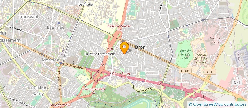 localisation de l'entreprise EMERAUDE EURL à BRON