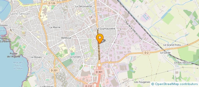 localisation de l'entreprise EMERAUDE EXPERTISE  SAINT-MALO