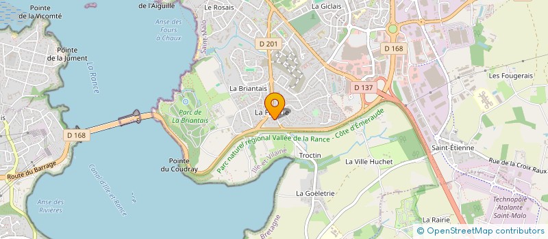 localisation de l'entreprise EMERAUDE EXPERTISE BATIMENT  SAINT-MALO