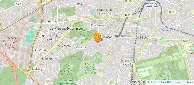 localisation de l'entreprise EMERAUDE HOLDING  LE PLESSIS-ROBINSON