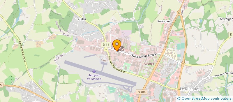 localisation de l'entreprise EMERAUDE I.D à LANNION