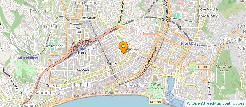 localisation de l'entreprise EMERAUDE IMMOBILIER à NICE