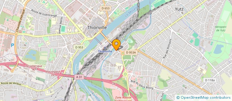 localisation de l'entreprise EMERAUDE IMMOBILIERE à THIONVILLE