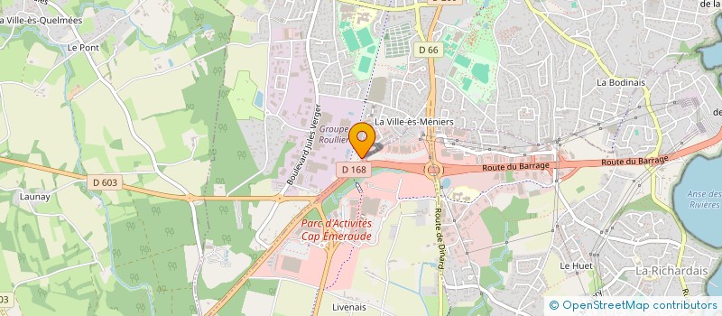 localisation de l'entreprise EMERAUDE IMPULSION à DINARD