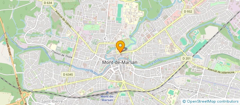 localisation de l'entreprise EMERAUDE INKTATTOO  MONT-DE-MARSAN