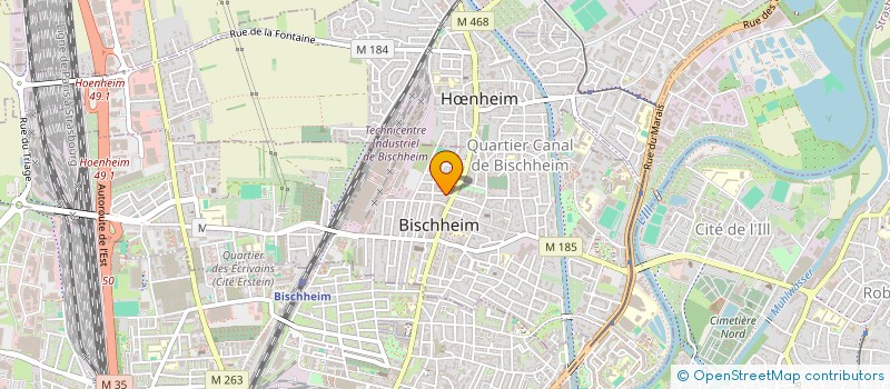 localisation de l'entreprise EMERAUDE INVESTISSEMENT  BISCHHEIM