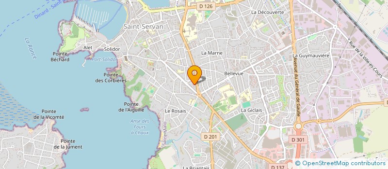 localisation de l'entreprise EMERAUDE NOTAIRES SAINT-MALO SOLIDOR  SAINT-MALO