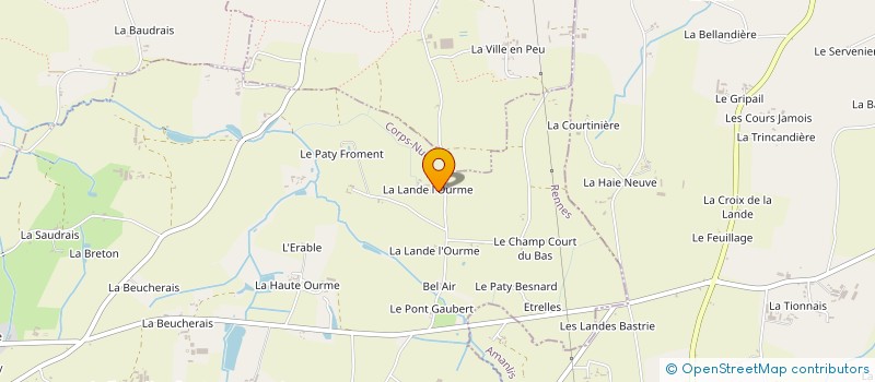 localisation de l'entreprise EMERAUDE OUVERTURES  LA RICHARDAIS