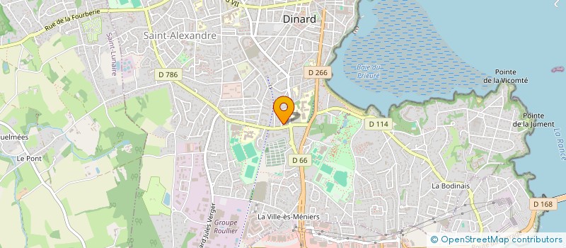 localisation de l'entreprise EMERAUDE PADEL LIGUE  DINARD