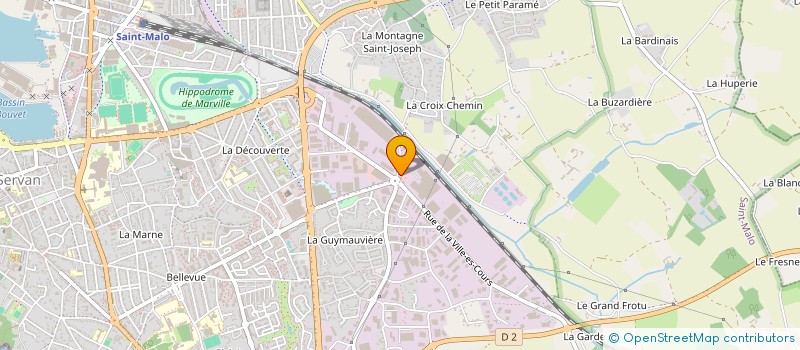 localisation de l'entreprise EMERAUDE PARE BRISE  SAINT-MALO