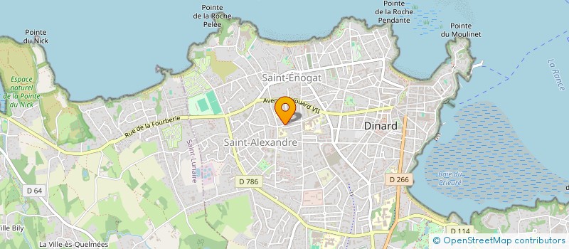 localisation de l'entreprise EMERAUDE PARTICIPATIONS  DINARD
