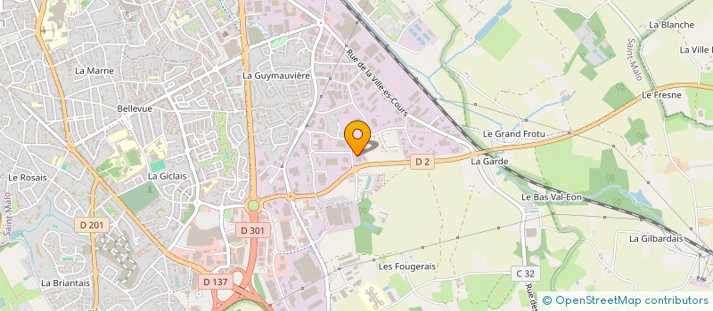 localisation de l'entreprise EMERAUDE PREVENTION INSPECTION  SAINT-MALO