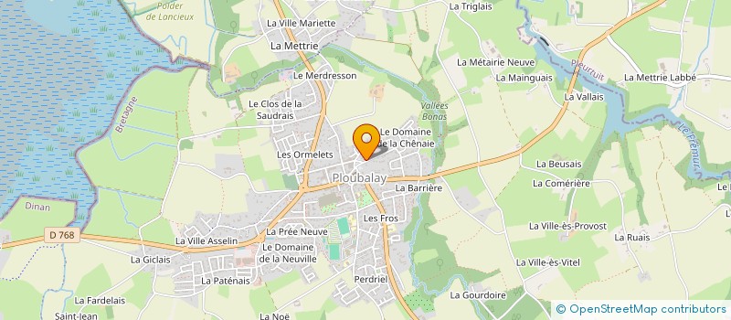 localisation de l'entreprise EMERAUDE PRODUCTION à BEAUSSAIS-SUR-MER