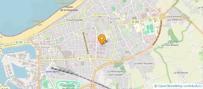 localisation de l'entreprise EMERAUDE RENO  SAINT-MALO