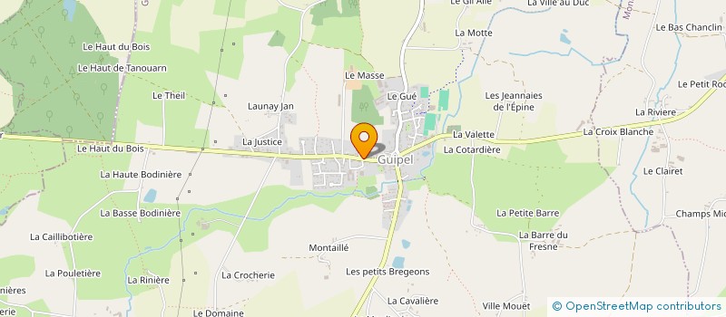 localisation de l'entreprise EMERAUDE SECURITE à GUIPEL